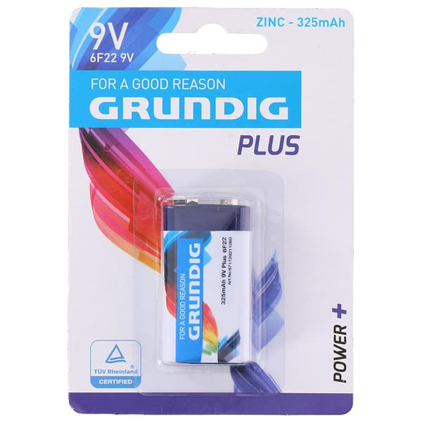 Grundig - Sinkkiparisto 6F22 9V 325mAh