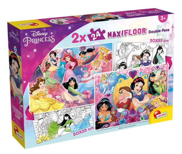 Dubbelsidiga maxipussel 2 x 24 Prinsessa