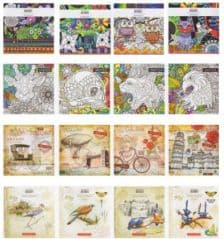 Dekorativ notesbog 200x200/64K blank FRESH