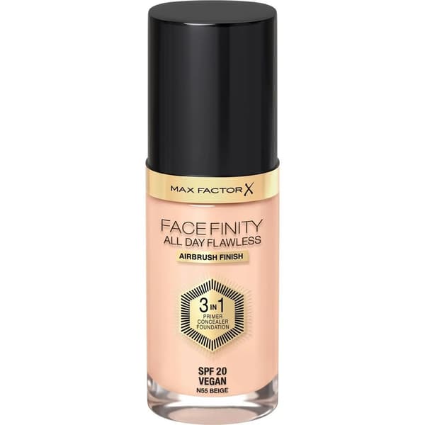 Creme Make-up Base Max Factor Facefinity 3-i-1 Spf 20 Nº 55-beige 30 ml
