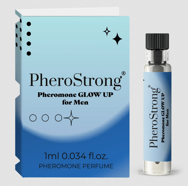 PheroStrong Glow Up Herrparfym 1ml - Modern Träig Citrusdoft