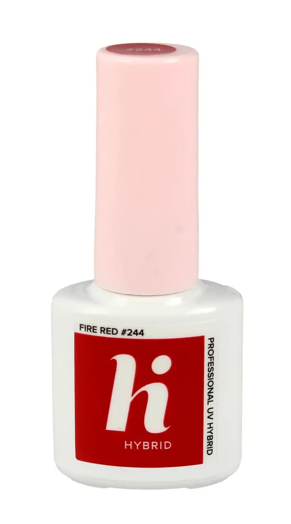 Hi Hybrid Gel Polish #244 Fire Red 5ml
