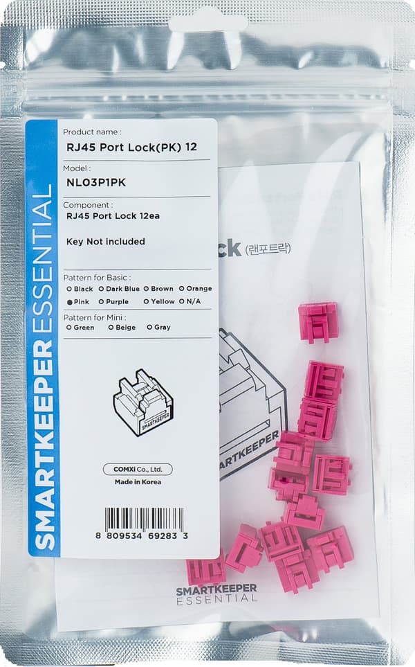 Smartkeeper SMARTKEEPER Basic RJ45 Portlås 12 - 12x fatning
