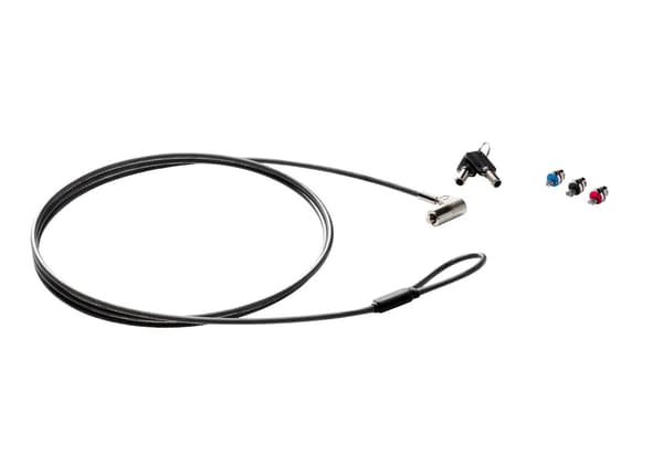 HP Sure Key Cable Lock Sure Key Cable Lock, 1,83 m, Nyckel, Svart, Silver