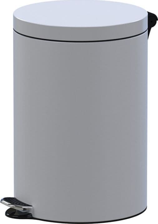 ALDA papperskorg med pedal vit (AF613E-14)