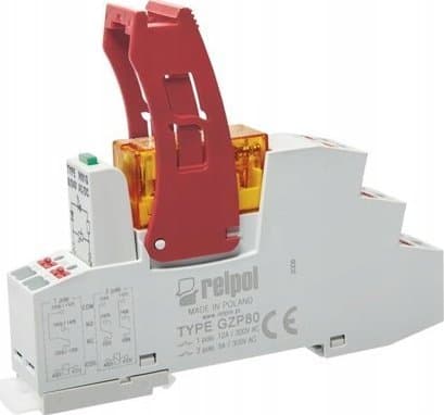 Relpol Push-in Interface Relæ 2P 230VAC 8A AgNi PI84-230AC-M93G-PS-2012-01 864992