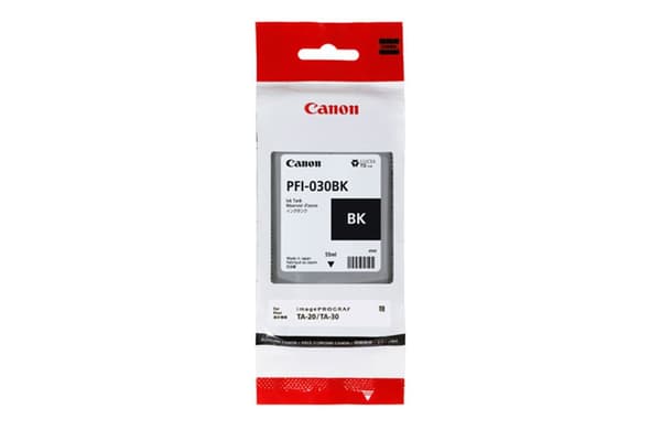 Original blækpatron Canon PFI-030BK Sort