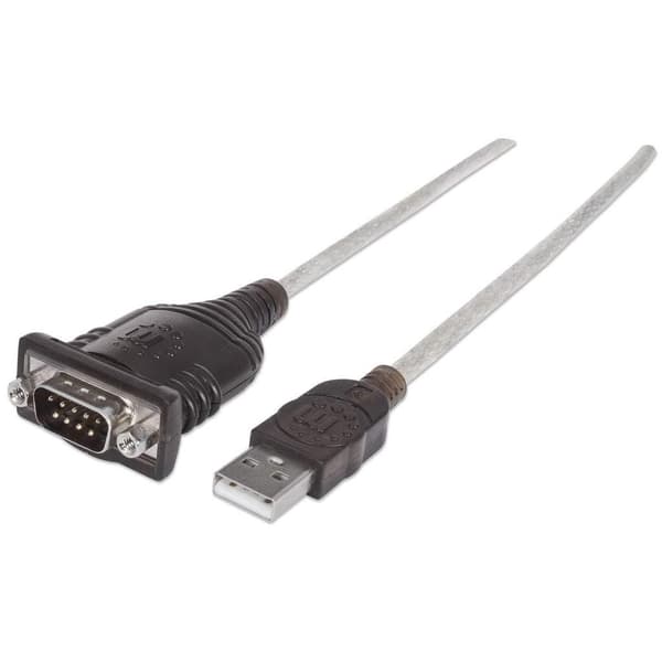 Manhattan USB/COM RS232 0,45m sovitinkaapeli