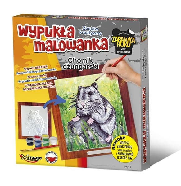 Konvex målning Furry - Dzungalski hamster