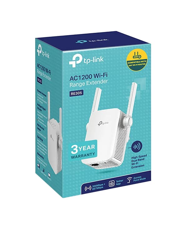 Wi-Fi toistin TP-Link RE305 V3 AC 1200