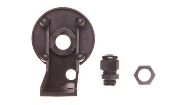Monteringssokkel plast vægmontering sort 70mm 8WD4408-0CC