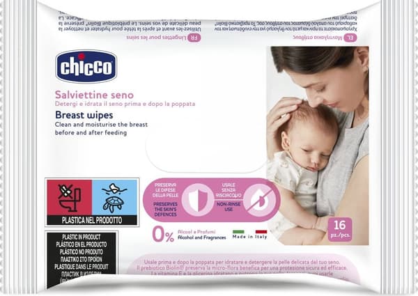 Chicco Rintojen hoitopyyhkeet 16 kpl