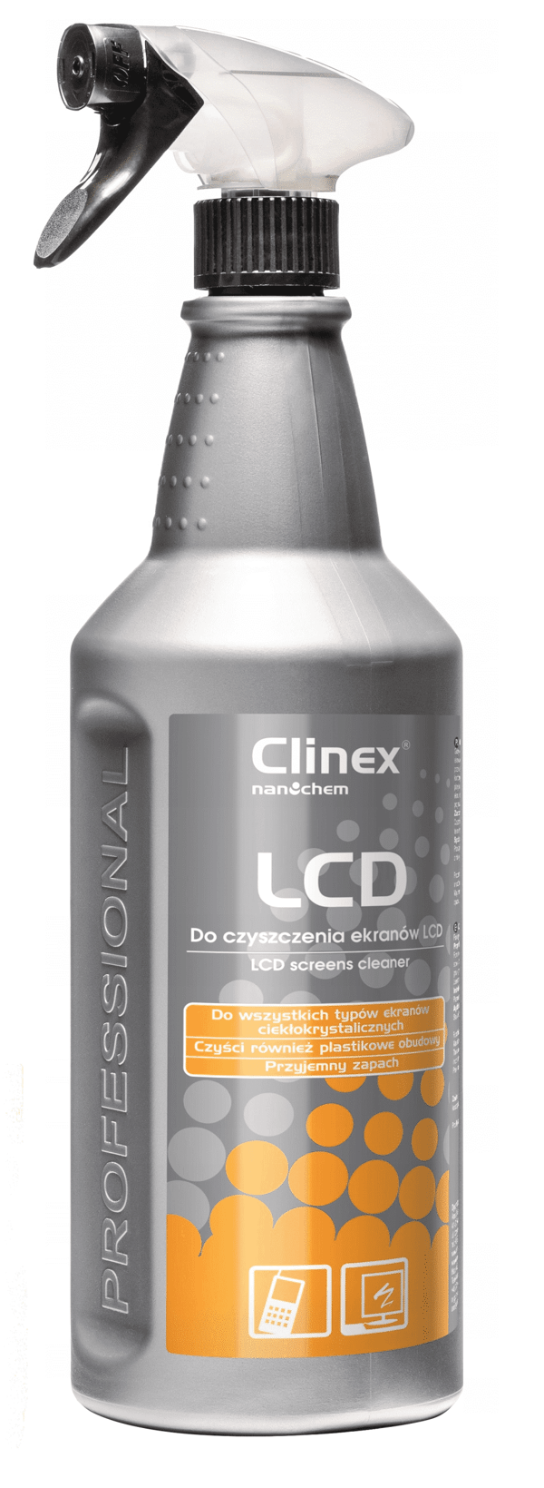 Clinex LCD-näytön puhdistusneste 1000 ml (77187)