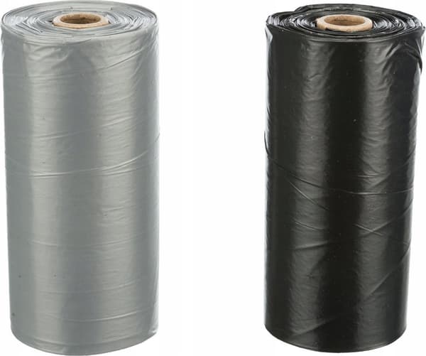 Trixie Koirankakkapussit, harmaa/musta, 10 rullaa, 20 kpl/rulla
