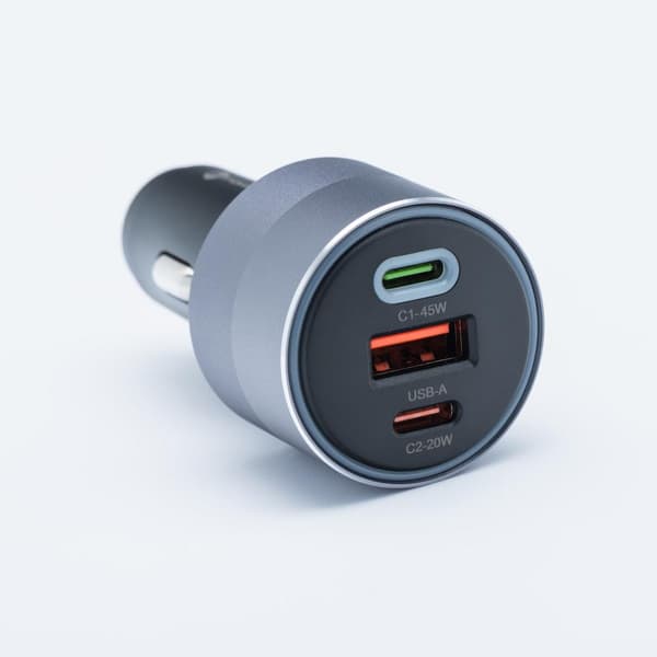FORCELL F-ENERGY Alu - autolaturi 65W PD+QC4.0+SAM SFC 2.0, 2xUSB C+USB A