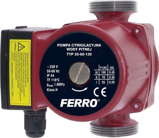 Ferro LKV-pumppu Ferro 25-60-130 (0204W)