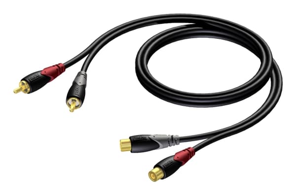 PROCAB CLA850/1.5 2 x RCA/cinch hona - 2 x RCA/cinch hane 1,5 m