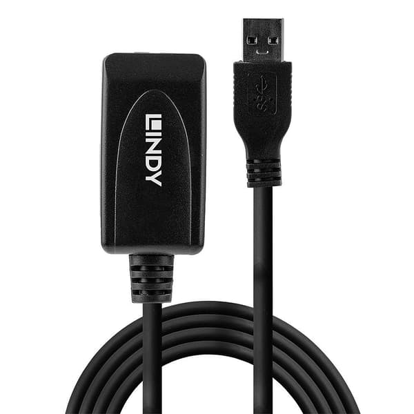 Lindy USB 3.0 aktiv forlænger, 5m