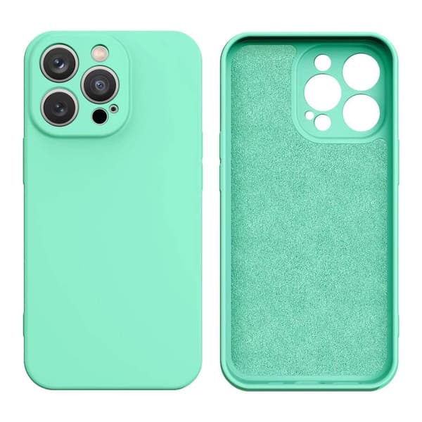 Silikonikuori iPhone 14 Plus silikonikuori mintunvihreä