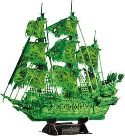 3D Puslespil Den Flyvende Hollænder Lysende i Mørket T4041H Cubic Fun