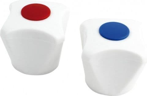 Hydroland 4-vinkel knop hvid (PT-4B)