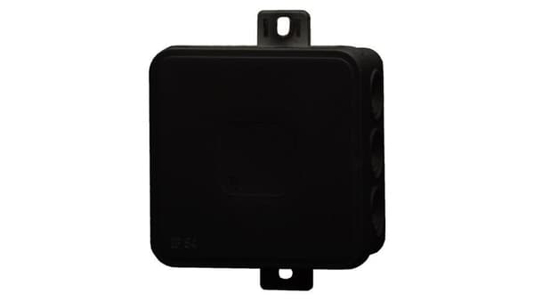 Hermetisk dåse V5, termoplast 75x75x41 IP54, sort F1.0268