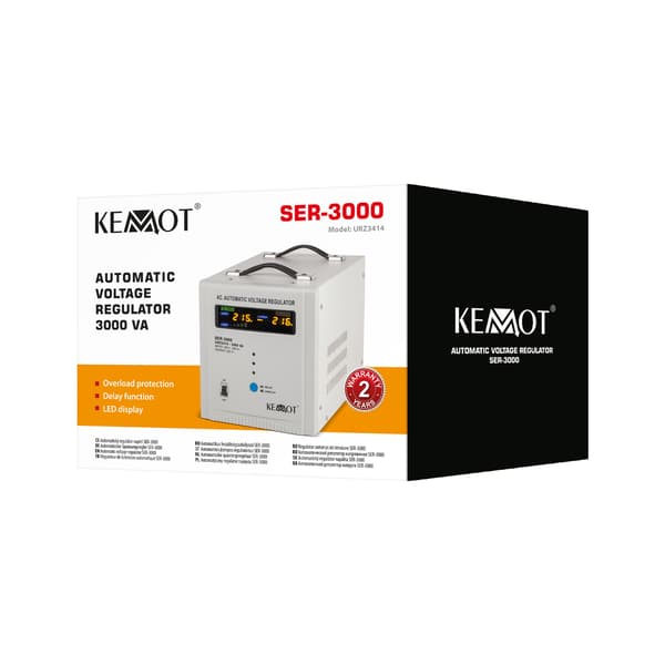 Automatisk spänningsstabilisator KEMOT SER-3000