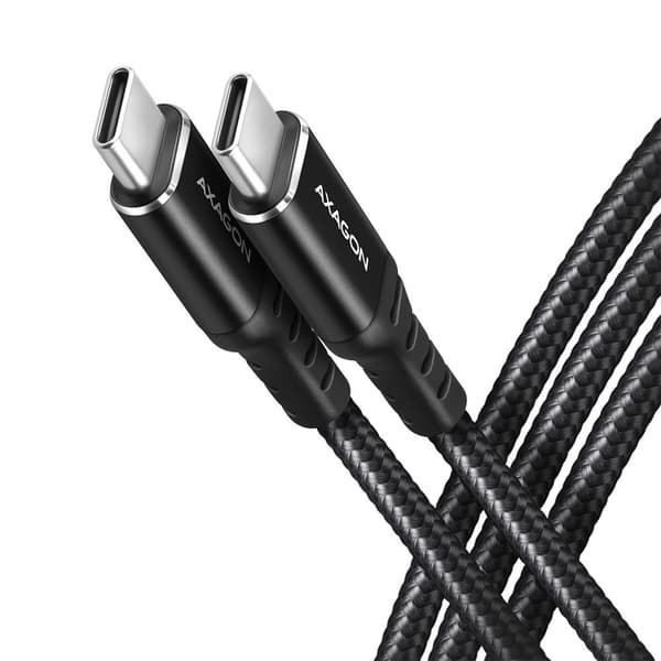 Axagon USB-C USB-kabel - USB-C 1 m sort (BUCM-CM10AB)