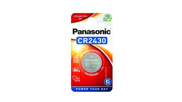 Panasonic CR2430L/1BP batteri x CR2430
