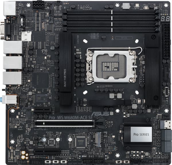 ASUS Mainboard PRO WS W680M-ACE SE - micro ATX - Socket LGA1700 - Intel W680