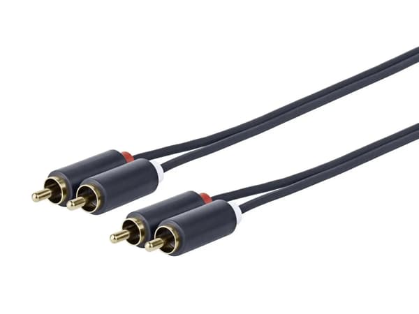 Vivolink PRORCARCA20 audiokaapeli 20 m 2 x RCA Musta
