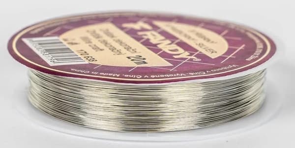Metalltråd 20m silver