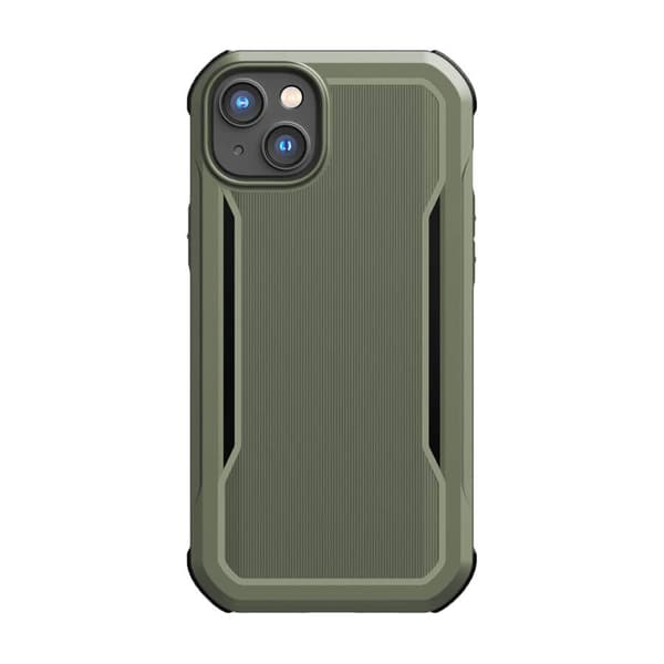 Raptic X-Doria Fort Case iPhone 14 Plus MagSafe-suojakuorella, vihreä