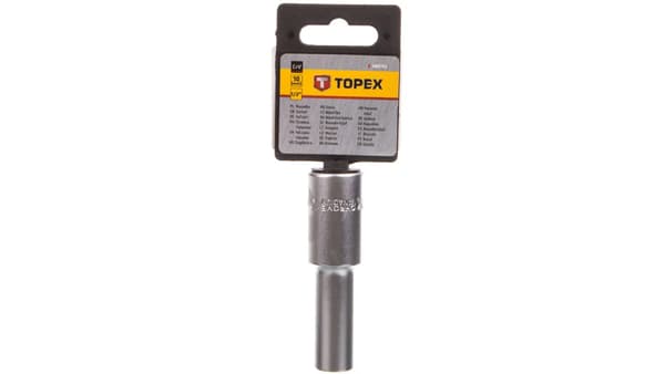 Topex Topnøgle 6-kant 1/2\" 10mm lang (38D751)