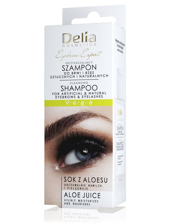 DELIA COSMETICS Eyebrow Expert Øjenbrynsshampoo og Skyllemiddel 50 ml