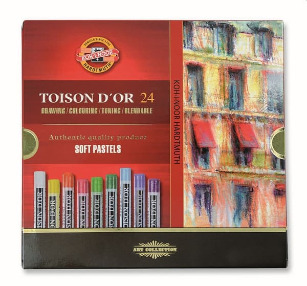 Tørre pastelfarver Toison d'Or 24 farver