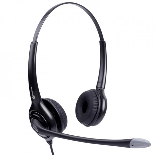 Geemarc CLA3 USB-A Headset + Mikrofon, Kompatibel med Hörapparat