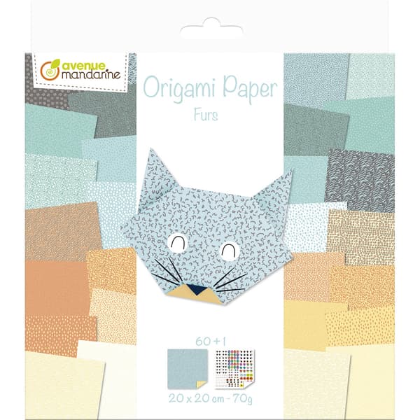 Origamipaperi turkis 20x20cm, 70g