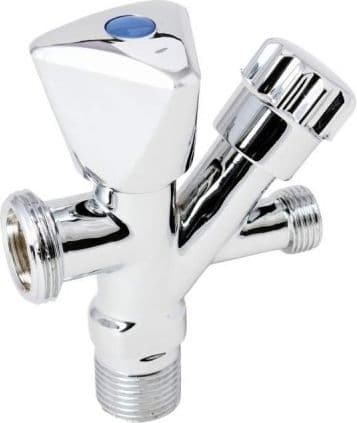 Hydroland Kombinationsventil 1/2\"x3/8\"x3/4\" (5900308745281)