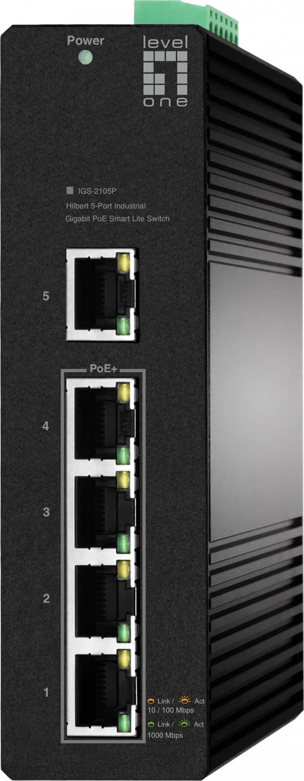 LevelOne IGS-2105P Netværksforbindelser Administreret L2 Gigabit Ethernet (10/100/1000) PoE-understøttelse