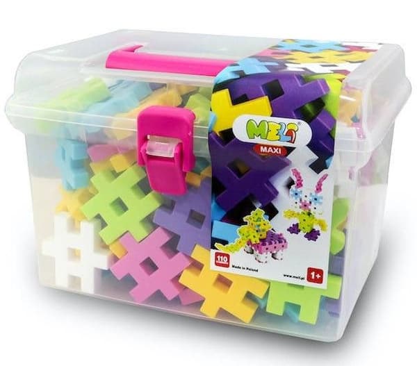 Pads Meli Maxi Pink Resebox 110 artiklar 50415