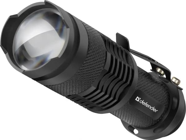 Ficklampa Defender FL-10, XP-E, 3 lägen, metallhölje