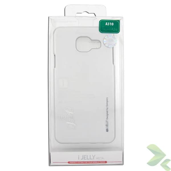 Mercury IJelly Cover til Samsung A3 2016 sølv (BRA004353)