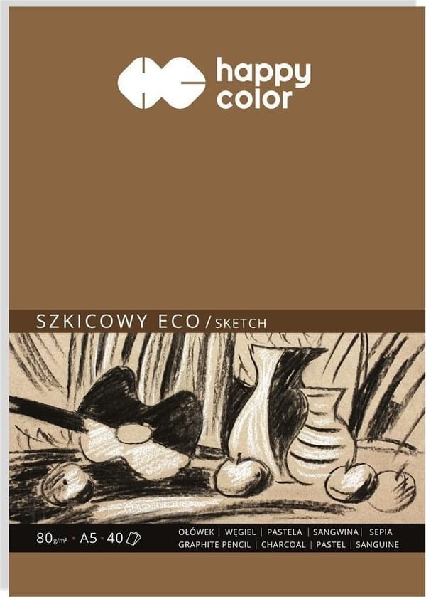 Eco luonnoslehtiö A5/40K 80g HAPPY COLOR
