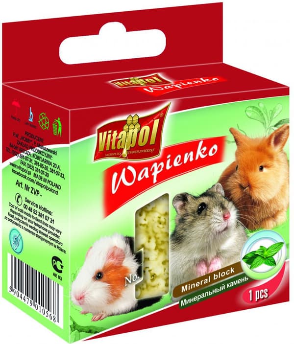 Vitapol LIME CUBE FOR RODENTS FROM MINT