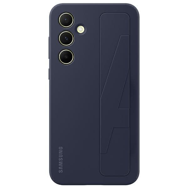 Samsung silikonecover med rem til A55 5G A556 sort
