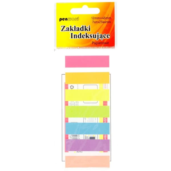 Registerinsatser ZI-04 papper 7x25 12x45mm