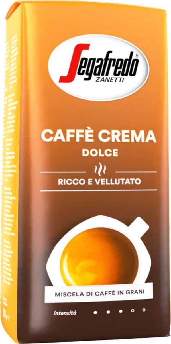 Kaffebønner Segafredo Caffe Crema Dolce | 1 kg | Kornede