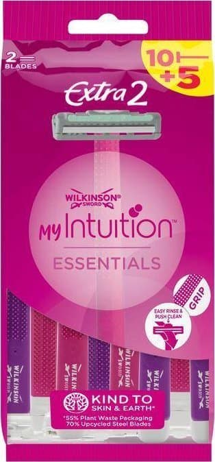Wilkinson_my Intuition Extra2 Essentials engangsskrabere til kvinder 15 stk