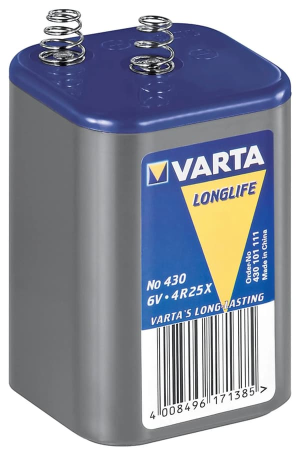 Varta Longlife 430 batteri - Zinkklori